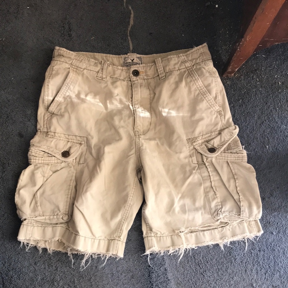 Men’s cargo shorts American Eagle Khaki 34